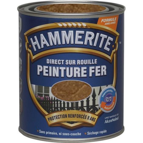 Vernice Hammerite Fer Martelé 0,25l Rame 070707 - Julien