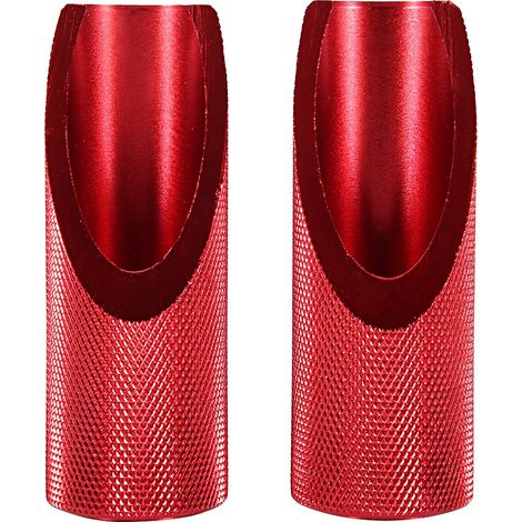 Repose-pieds moto en aluminium, accessoires planches pour Honda, paire de 2 rouges (1/5)