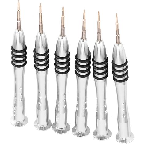 6-teiliges Pentalobe-Schraubendreher-Set aus Chrom-Vanadium-Stahl für elektronische Handreparaturen, 0,8 x 25 (1/5)