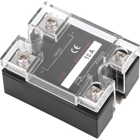 Régulateur de tension à semi-conducteurs monophasé SSVR 470-560 kΩ, alimentation électrique 220 V CA (BERM-R 10 A) (1/5)