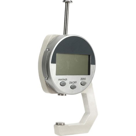 Digitales Dickenmessgerät mit elektronischem LCD-Display, Messbereich 0–25,4 mm/1 Zoll, Genauigkeit 0,01 mm/0,001 Zoll (1/5)