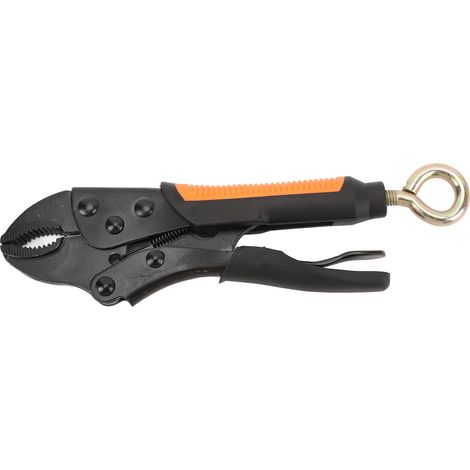 Pince de verrouillage pince réglable pression mâchoire incurvée en acier au carbone pour le travail des métaux travail du bois 7 pouces (1/5)