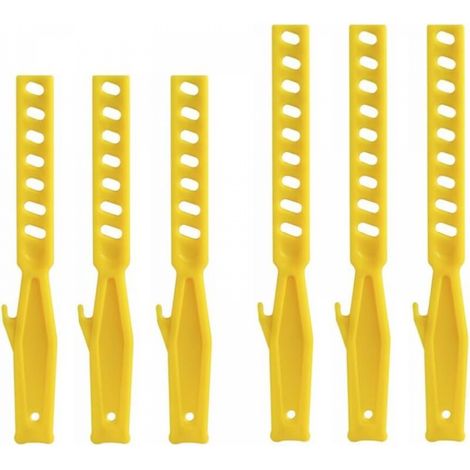 Lot de 6 bâtonnets de mélange de peinture réutilisables en plastique pour peinture, apprêt, résine époxy, colle liquide chimique (1/5)