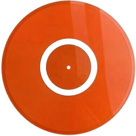 Tapis de platine vinyle acrylique, finition mate/lisse, pour platine 30 cm (12 pouces), plateau de 32 cm. (1/5)
