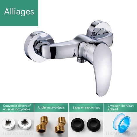 Mitigeur de douche encastré pour école et maison, robinet eau chaude froide résistant à l’explosion, modèle en alliage pour salle de bain (1/4)