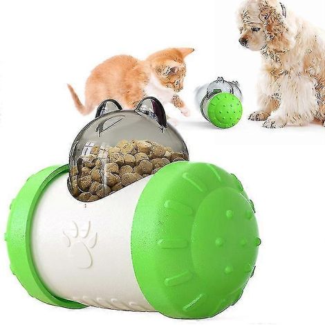 Jouet pour animaux de compagnie Tumbler, jouet distributeur d'eau automatique pour chats et chiens, balle à eau pour animaux de compagnie