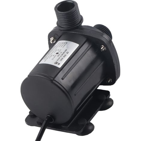 Pompe à eau submersible sans balais 12V CC, hauteur manométrique 3 m, température 40℃ à 100℃ (1/5)