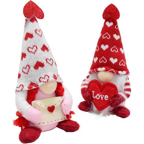 Valentinstag-Gnom-Plüschtier