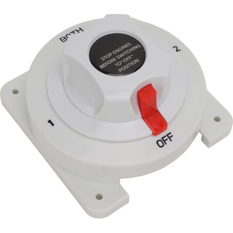 Interrupteur sélecteur de batterie 300A 4 positions, coupure 6-32V pour camping-cars, bateaux et camions (1/5)