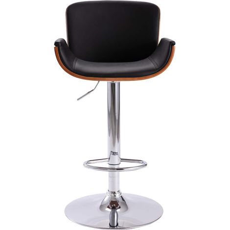 Maison Exclusive - Barhocker Schwarz Kunstleder (1/5)
