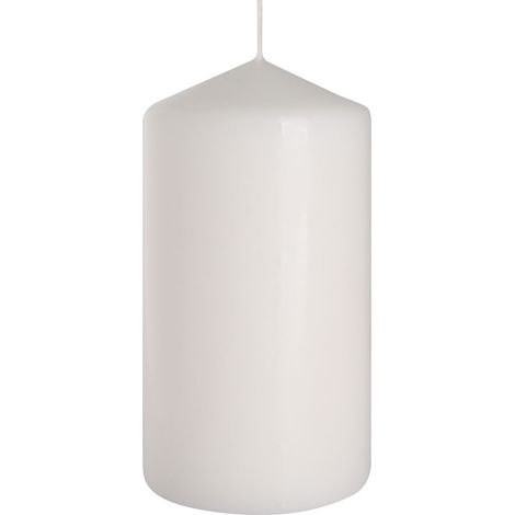 Bougie cylindrique blanche, 8 x 15 cm, 1 pièce. SW80x150 (1/3)