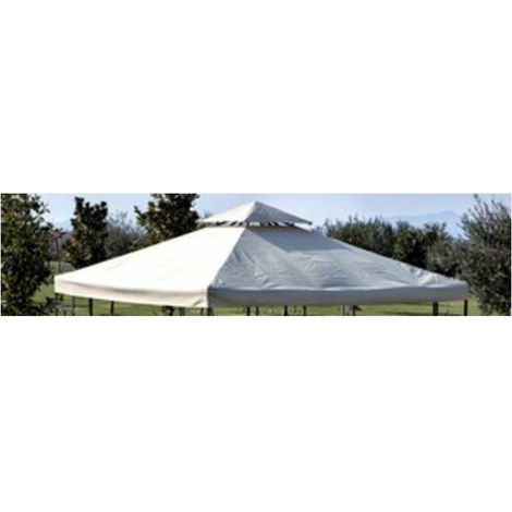 C TOP RICAMBIO P/GAZEBO 3X3M ALGERI ECRU