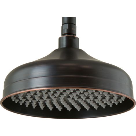 Douche Plafonnier PaulGurkes Nostalgie Retro 20cm Noir QP
