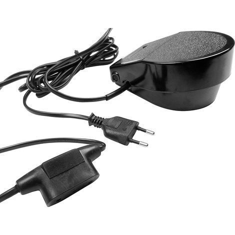 Foot Pedal with Cable for Singer and Older Machines, Banana Plug, 220-250V, 90W (1/3)