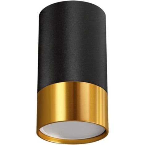 Spot en Saillie NOIR et OR pour Ampoule GU10 - SILAMP (1/3)