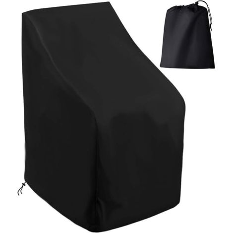 Ulisem Outdoor-Stuhlhussen, 210D Terrassenstuhl-Abdeckung, wasserdichte Outdoor-Möbelabdeckungen, Wetterschutz (89 x 89 x 120/89 cm, 210D) (1/5)