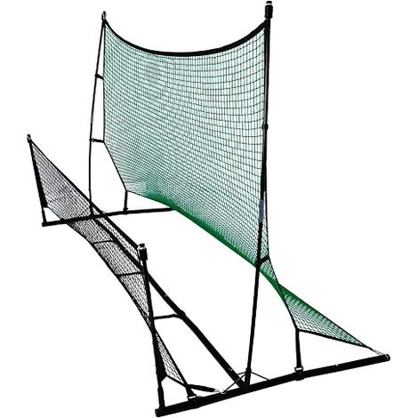 210 x 90 cm, 2 in 1 kickbac football goal, outdoor football goal for kids, double sided for team or solo training (1/5)