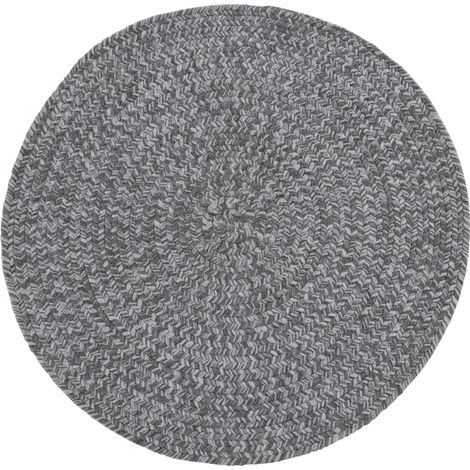 tappeto "solid" rotondo grigio chiaro, ø 120 cm (1/2)