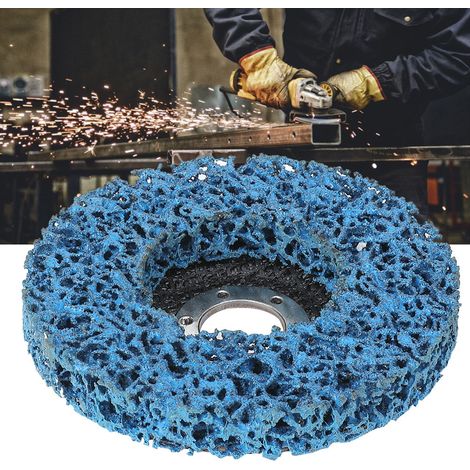 5 Polystyrol-Schleifscheiben zum Entfernen von Rost und Farbe für Winkelschleifer (125 mm) (1/5)