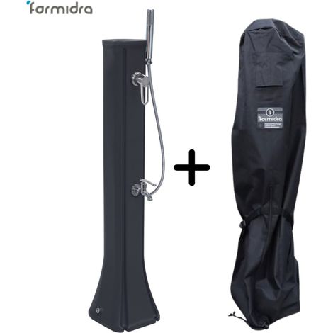 Ducha Solar Happy Go 23L Antracita con Funda de Invierno (1/5)