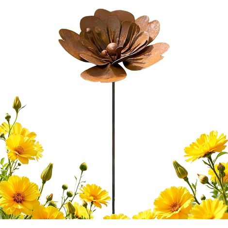 Gartenkunst Skulptur in Blumenform vertikale Skala von 25 98