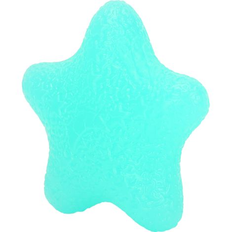 Balle de massage main élastique en forme d'étoile, entraînement poignet, anti-stress, compression, vert, pour doigts et relaxation. (1/5)