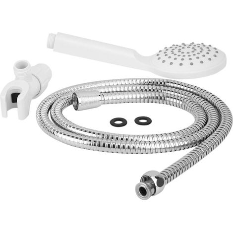 Soffione doccia a mano – kit G1/2 – con guarnizione e staffa – installazione a incasso