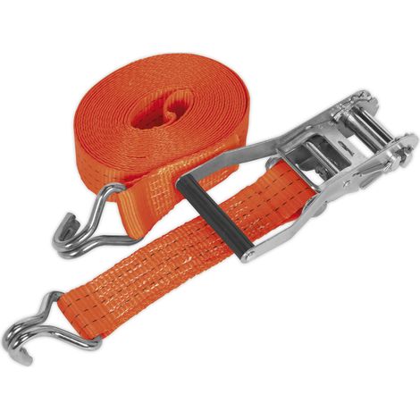 Sealey Ratchet Strap Polyester Webbing 50mm x 8m 3000kg Breaking Strength TD3008J