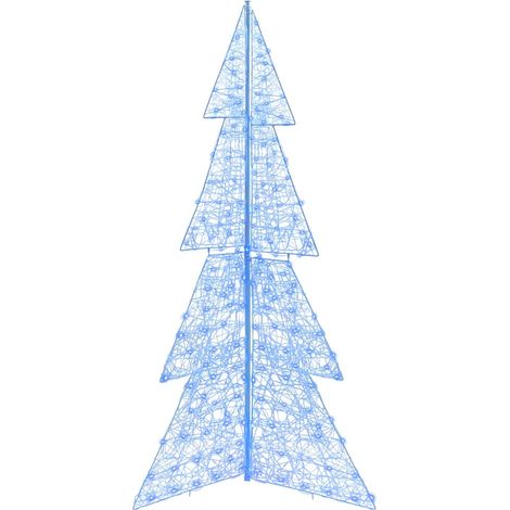 Sapin de Noël,Arbre de Noël avec 240 LED Bleu 180 cm Acrylique CFW83753 (1/5)
