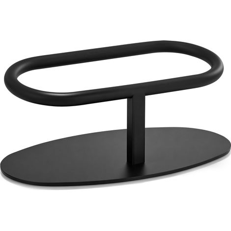 BarberPub Friseur Fußstütze aus Metall, Professionelle Mobile Fußablage, Footrest für Friseursalons, Fuß Pedal Friseurstuhl Salonausstattung, FT002 (Schwarz) (1/5)