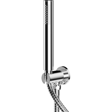 Circo Polished Chrome Round Shower Outlet Holder and Kit (1/5)