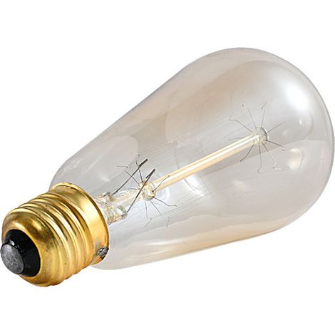 Set mit 6 Vintage-Edison-Glühlampen mit Wolframfaden, 110 V, 40 W (1/5)