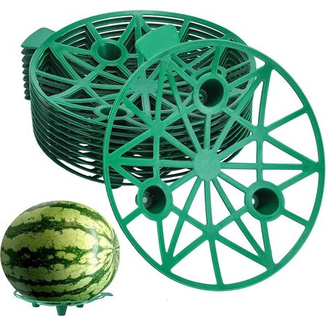 Lot de 10 supports pour melons et citrouilles, paniers de récolte, supports pour plantes de jardin pour cantaloups et citrouilles (1/5)