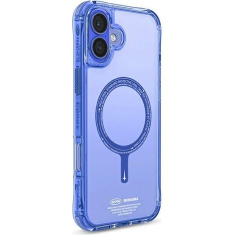 Funda de carga magnética Skinarma Saido para iPhone 16 de 6,1 pulgadas, color azul. (1/5)