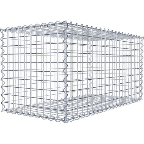 Gabiondeco - Gabion 100 cm x 50 cm x 50 cm (L x H x P). mailles 5 x 5 cm. Spirale - Made in Germany