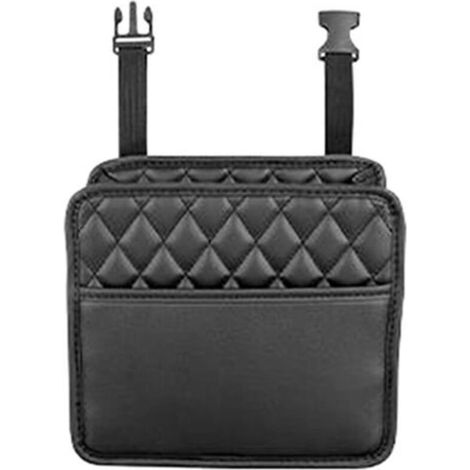 Organisateur de dossier de siège de voiture en cuir PU, bote de rangement de sièges avant et arrière de voiture, accessoires de voiture de grande capacité