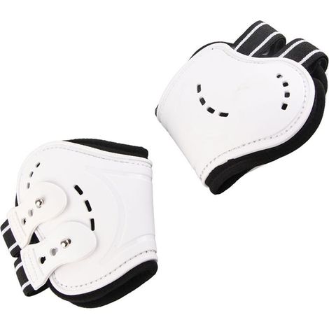 Guêtres pour boulets de cheval, résistantes aux chocs, respirantes, pour équipement de protection, blanc, L (1/5)