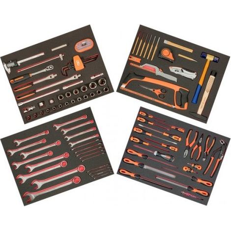 BAHCO - Module de 4 mousses MRO - 147 pcs