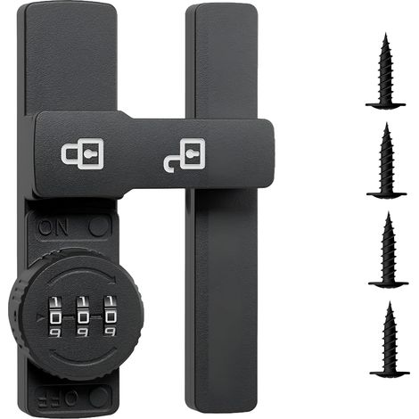 Digit Code Lock, Cabinet with Secret Code, Zinc Alloy Security Door Lock (1/5)