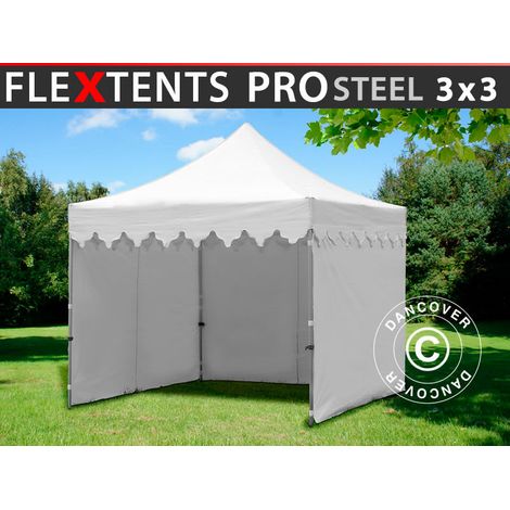 Pop up gazebo FleXtents Pop up canopy Folding tent PRO Steel