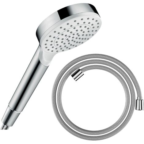HANSGROHE Crometta + Rociador de ducha flexible Designflex 160 cm cromo