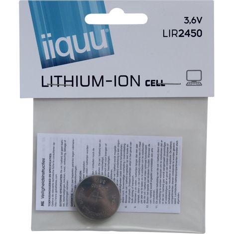 Batterie lithium-ion IIQUU Knoopcel Lir2450 (1/2)