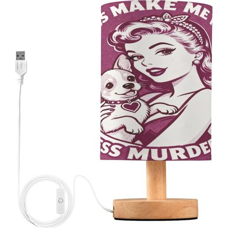 Lampe de table LED rétro pour fille - Veilleuse chambre d'enfant (1/5)
