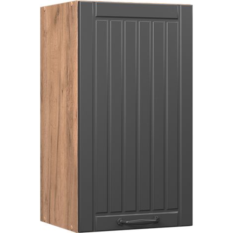 Elément haut de cuisine Fame-Line, Gris foncé, 40cm, Vicco