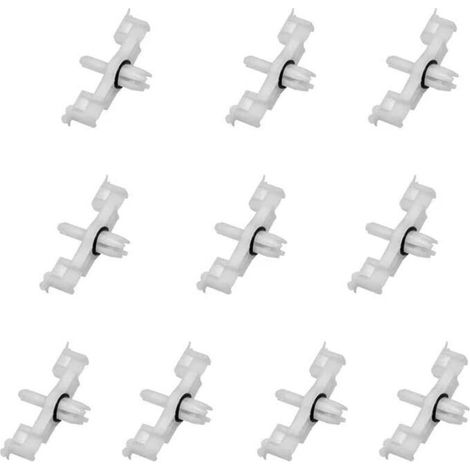 Clips fijos para matrícula, 10 unidades, para VW, Porsche Cayenne, sujetadores de plástico, molduras de puertas, accesorios de barra