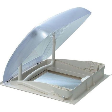 Dometic – Lanterneau Mini heki Plus blanc crème Ral 9001 – Toit ouvrant polycarbonate 3 positions – Dimensions 520x520mm pour épaisseur toit 43 à 60mm (1/4)
