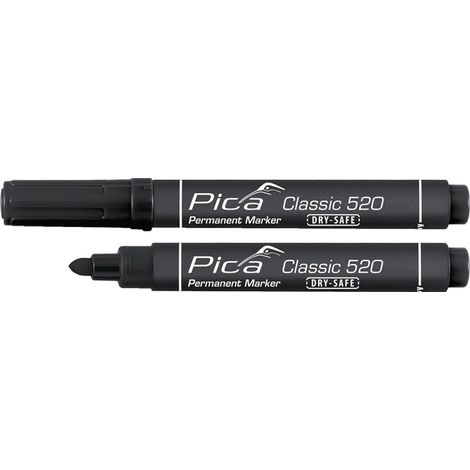 Permanentmarker Classic schwarz Strich-B.1-4mm Rundspitze PICA (1/2)