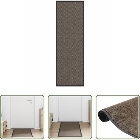 vidaXL Dreckabweisung - Fußmatte Braun 60x180 cm (1/5)