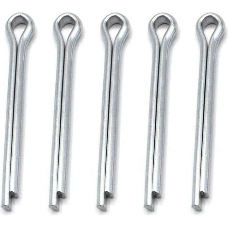 Goupilles fendues de sécurité Goupilles fendues de sécurité Goupille fendue galvanisée 4mm x 36mm [10 pcs] (1/4)