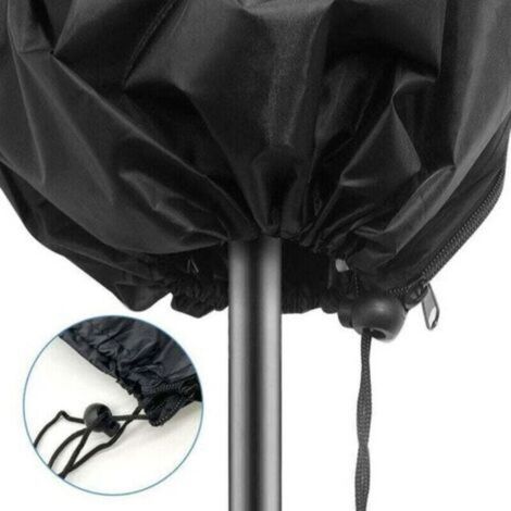 Debuns – Copertura per ombrellone a braccio laterale da 2 a 4 m – Tessuto Oxford 210D impermeabile – Resistente ai raggi UV – Dimensioni 265x40/70/50 cm (1/3)
